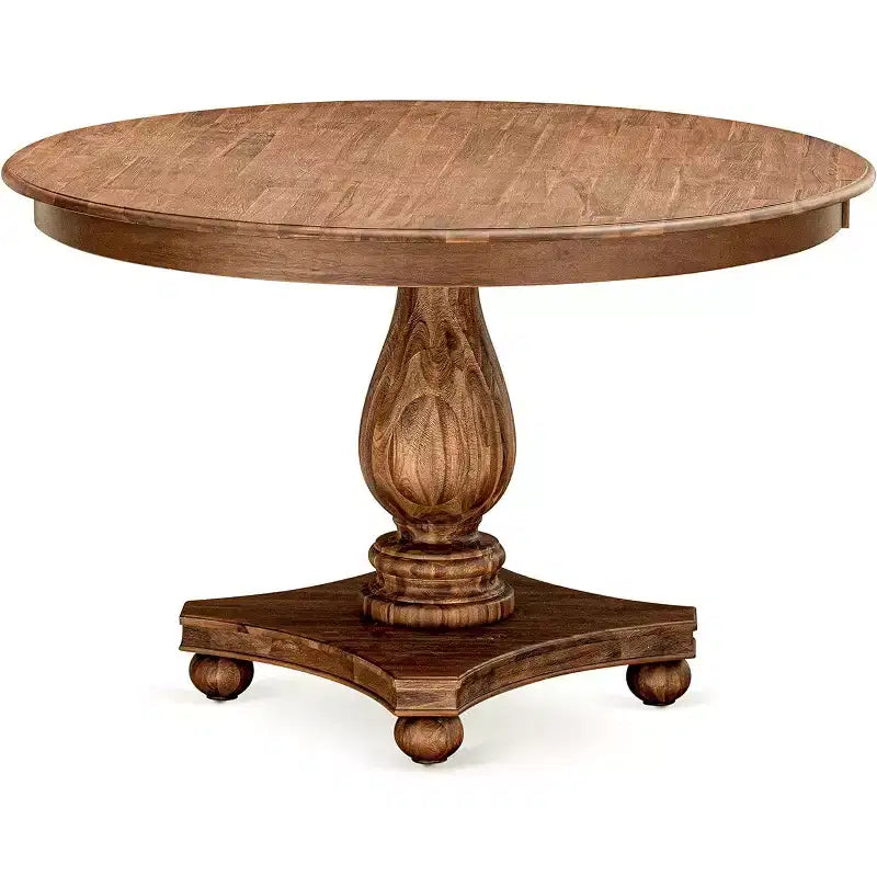 HomeStock Round Dining Table with Pedestal