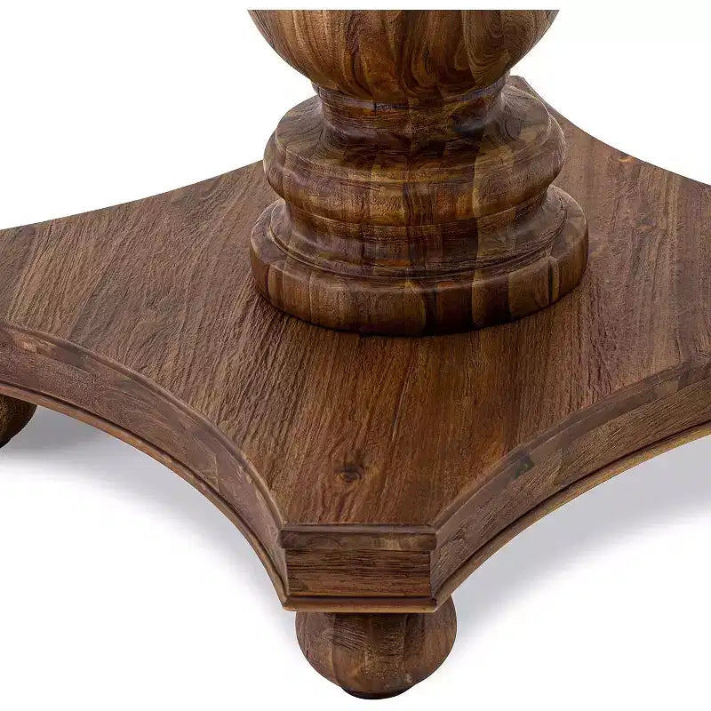 HomeStock Round Dining Table with Pedestal