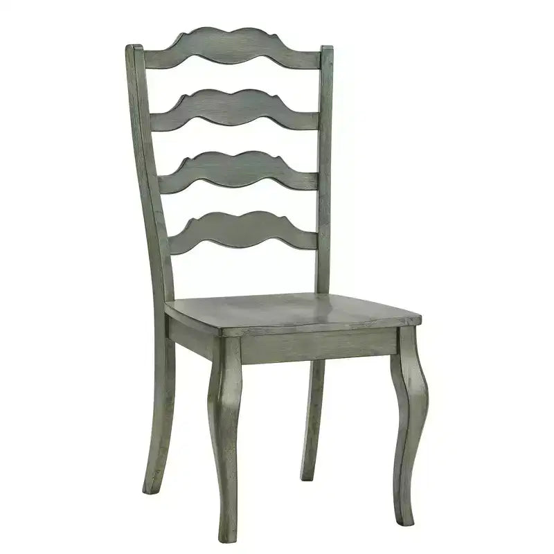 South Hill French Ladder Back Wood Dining Chairs (Set of 2) - iNSPIREQ