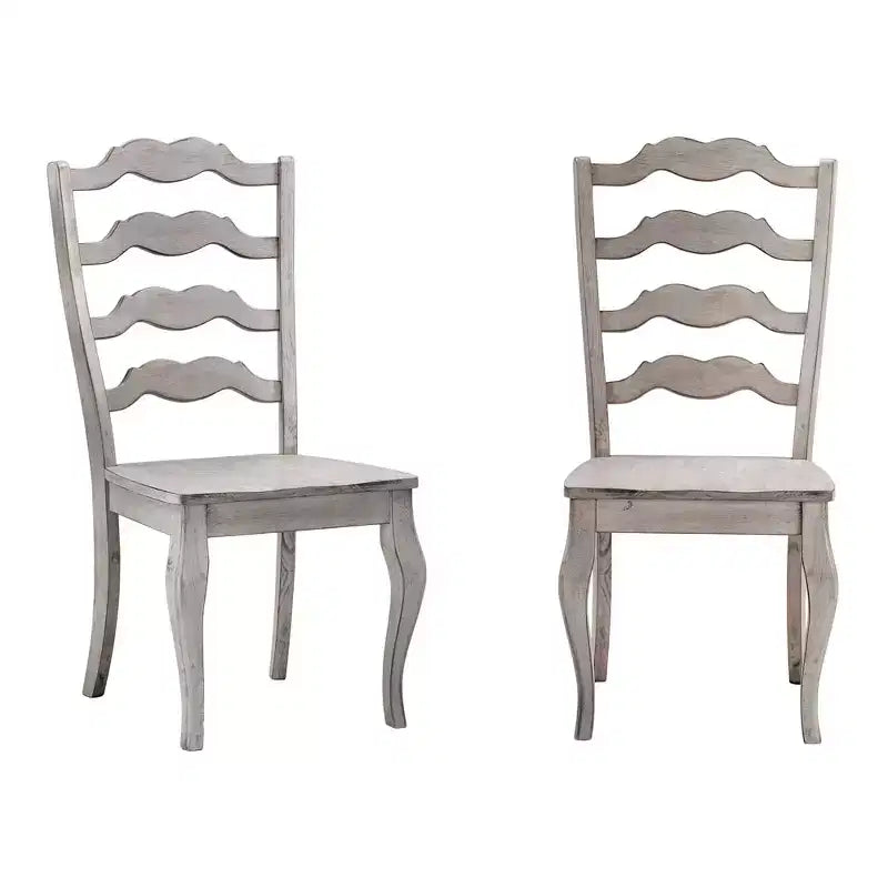 South Hill French Ladder Back Wood Dining Chairs (Set of 2) - iNSPIREQ