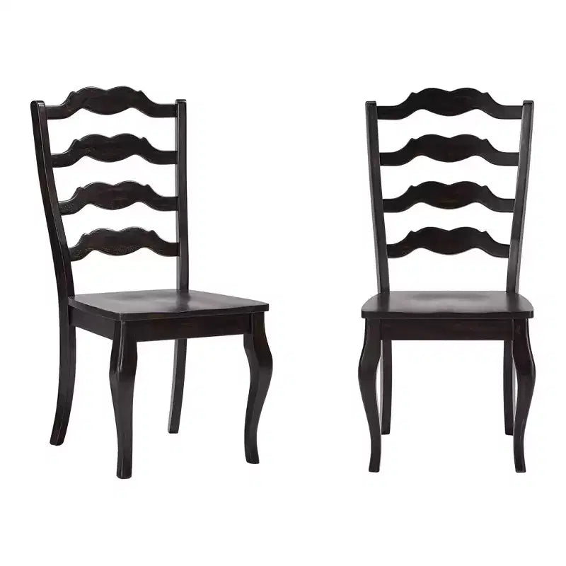 South Hill French Ladder Back Wood Dining Chairs (Set of 2) - iNSPIREQ